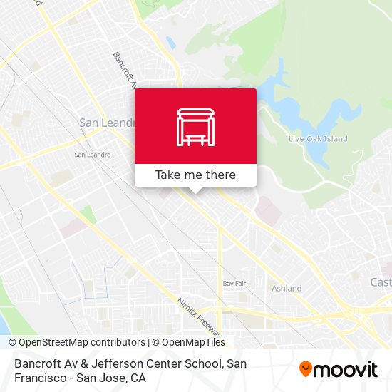 Bancroft Av & Jefferson Center School map