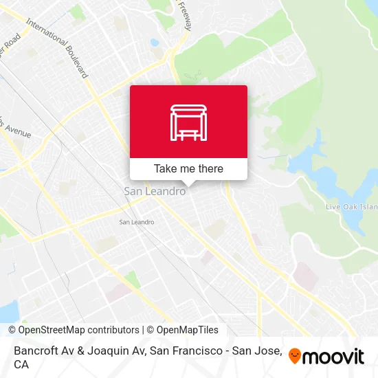 Bancroft Av & Joaquin Av map