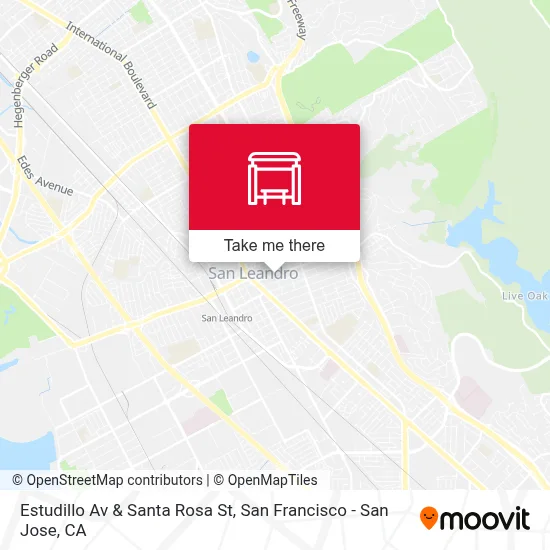 Estudillo Av & Santa Rosa St map