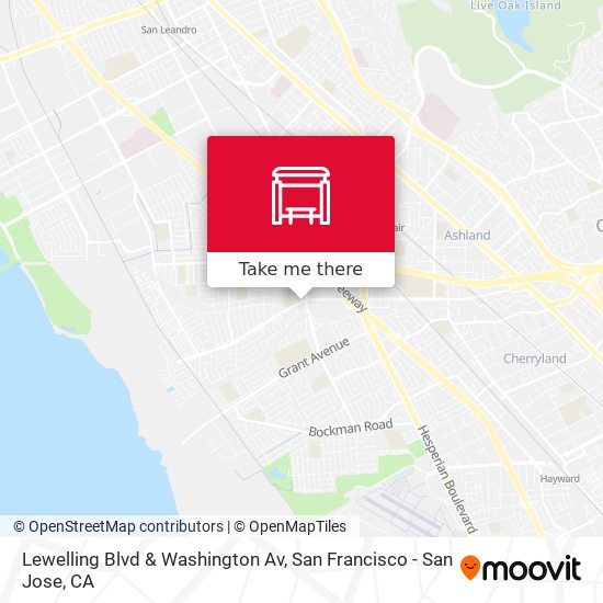 Mapa de Lewelling Blvd & Washington Av