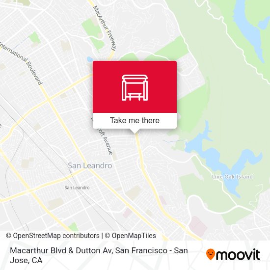 Macarthur Blvd & Dutton Av map