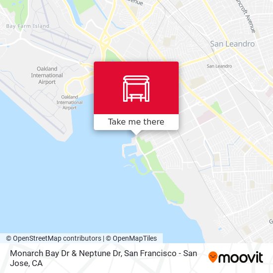 Monarch Bay Dr & Neptune Dr map