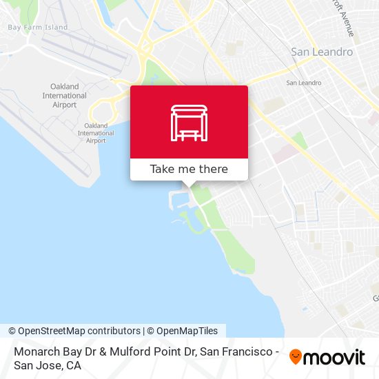 Monarch Bay Dr & Mulford Point Dr map