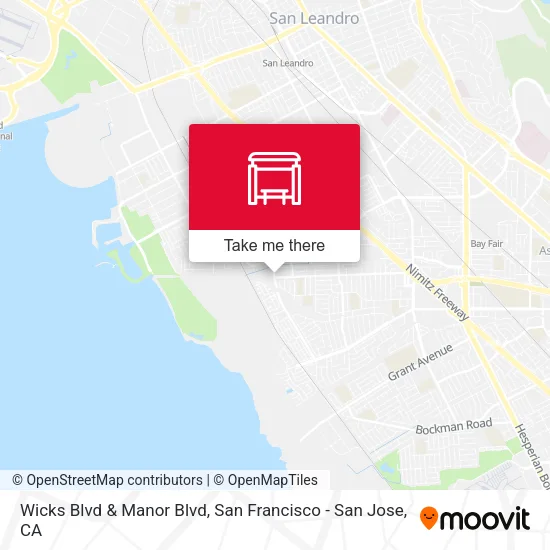Wicks Blvd & Manor Blvd map