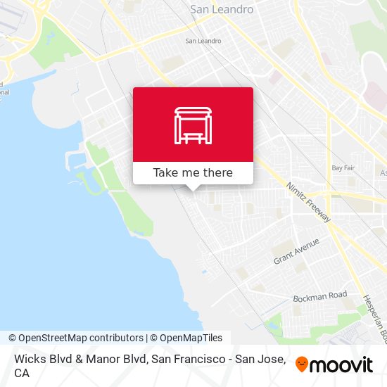Wicks Blvd & Manor Blvd map