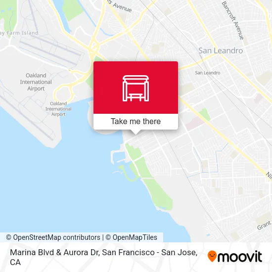 Mapa de Marina Blvd & Aurora Dr