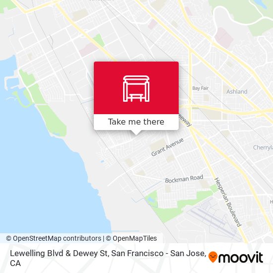 Mapa de Lewelling Blvd & Dewey St