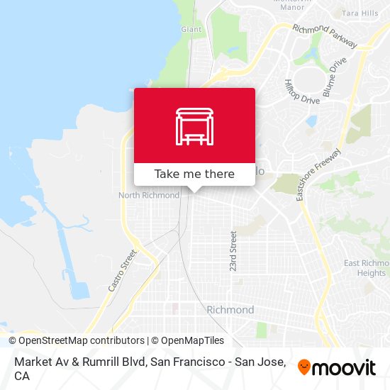 Market Av & Rumrill Blvd map