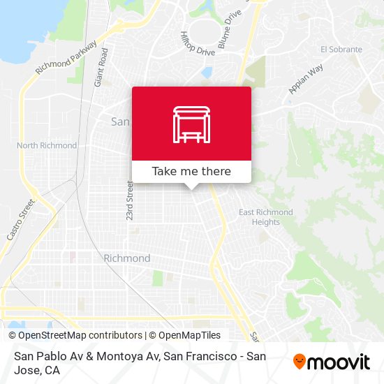 San Pablo Av & Montoya Av map