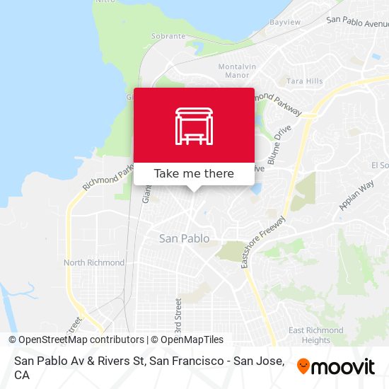 San Pablo Av & Rivers St map
