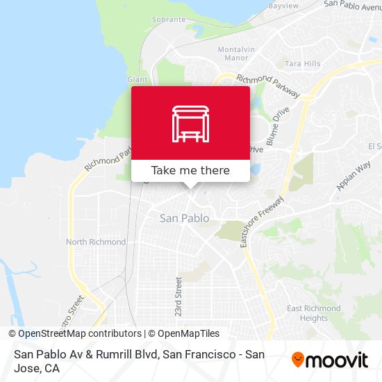 San Pablo Av & Rumrill Blvd map