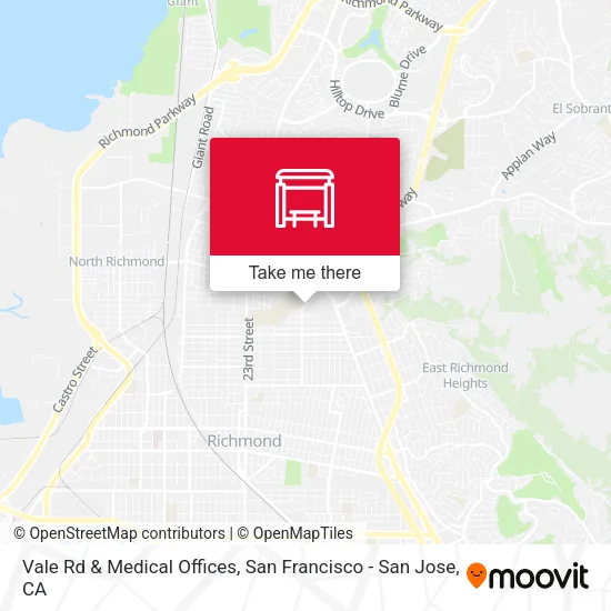 Vale Rd & Medical Offices map