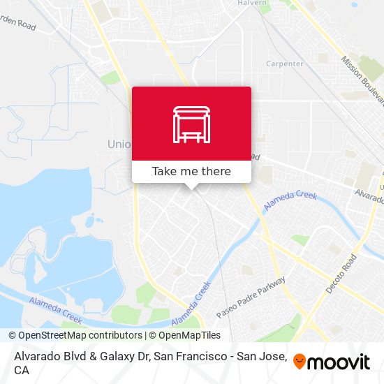 Mapa de Alvarado Blvd & Galaxy Dr