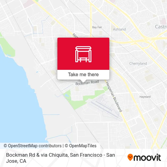 Bockman Rd & via Chiquita map