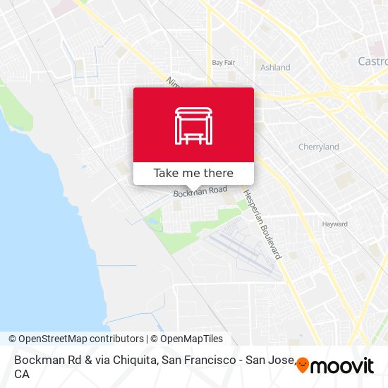 Bockman Rd & via Chiquita map
