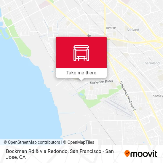 Bockman Rd & via Redondo map