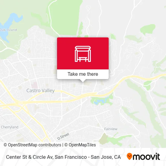 Center St & Circle Av map