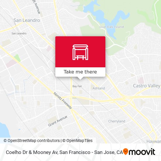 Coelho Dr & Mooney Av map