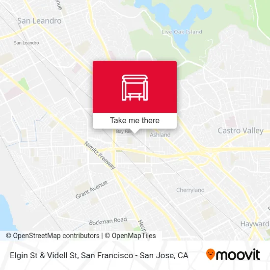 Elgin St & Videll St map