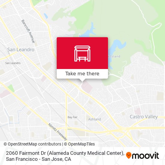 Mapa de 2060 Fairmont Dr (Alameda County Medical Center)