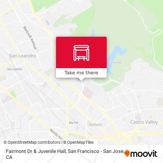 Mapa de Fairmont Dr & Juvenile Hall