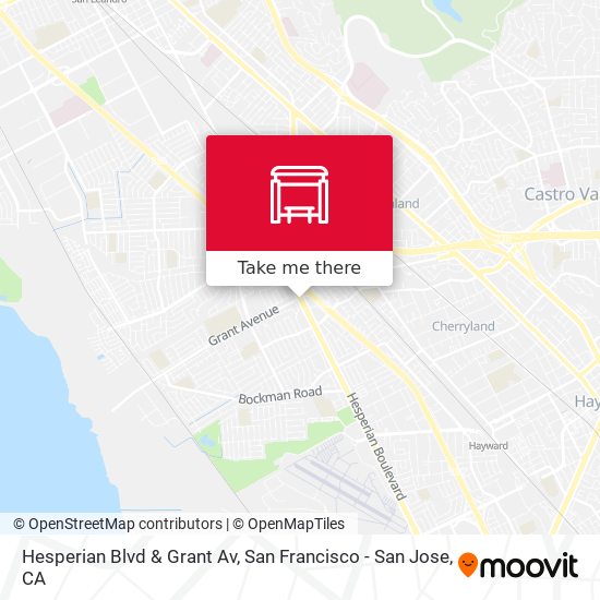Hesperian Blvd & Grant Av map