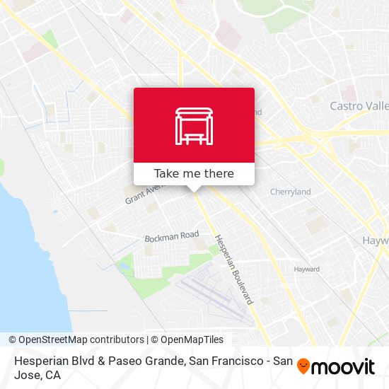 Hesperian Blvd & Paseo Grande map