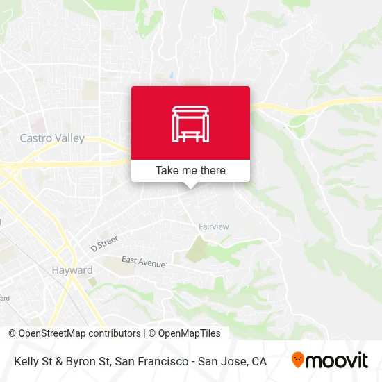 Kelly St & Byron St map