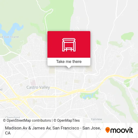 Madison Av & James Av map