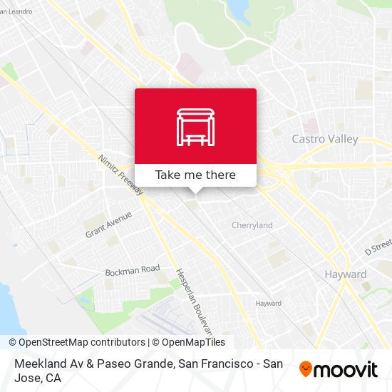 Meekland Av & Paseo Grande map