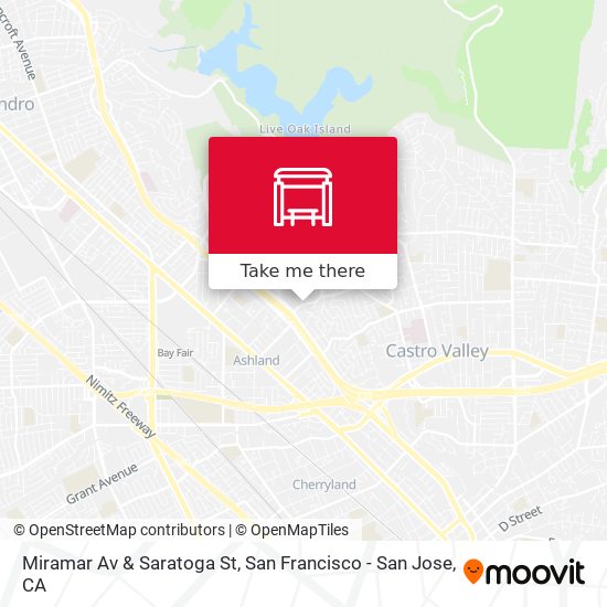 Miramar Av & Saratoga St map