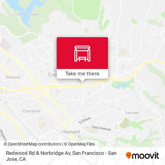 Mapa de Redwood Rd & Norbridge Av