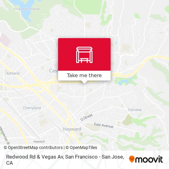 Redwood Rd & Vegas Av map