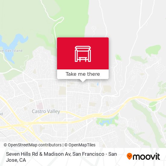Seven Hills Rd & Madison Av map