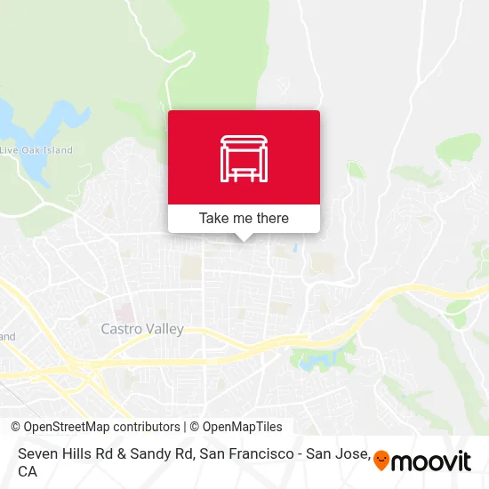 Seven Hills Rd & Sandy Rd map