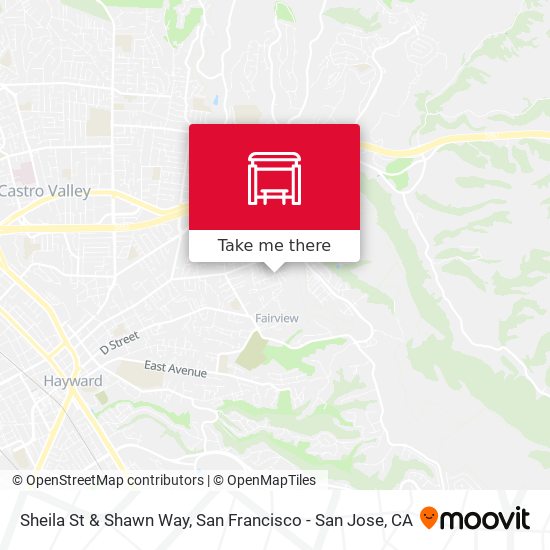 Sheila St & Shawn Way map