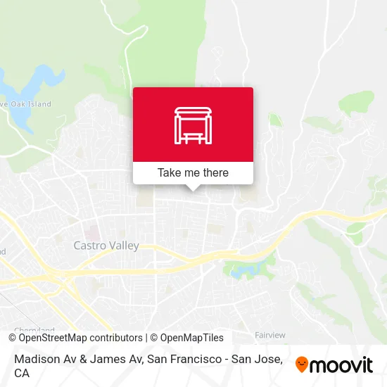 Madison Av & James Av map