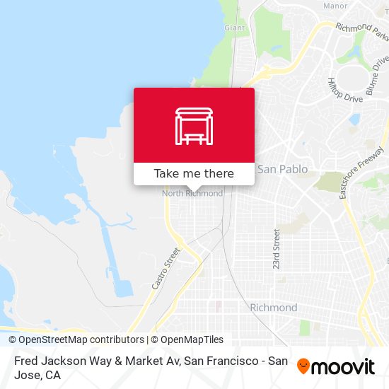 Mapa de Fred Jackson Way & Market Av