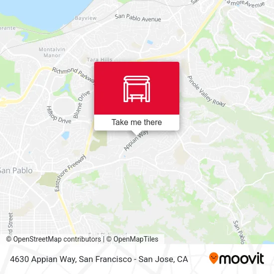 Mapa de 4630 Appian Way