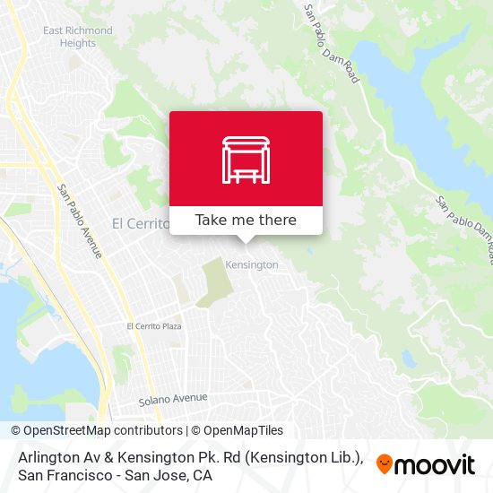 Arlington Av & Kensington Pk. Rd (Kensington Lib.) map