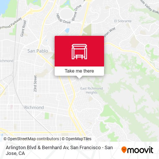 Arlington Blvd & Bernhard Av map