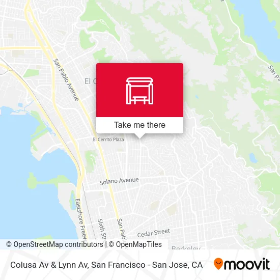 Colusa Av & Lynn Av map