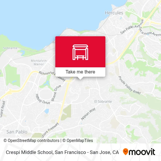 Crespi Middle School map