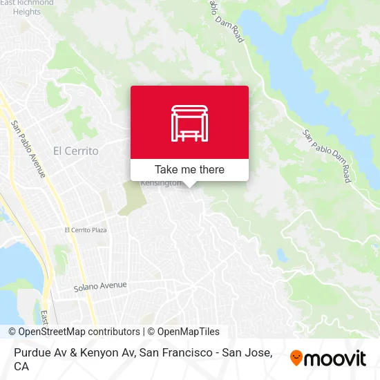 Purdue Av & Kenyon Av map