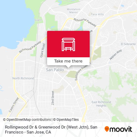 Mapa de Rollingwood Dr & Greenwood Dr (West Jctn)