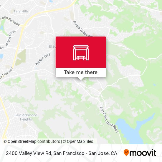 Mapa de 2400 Valley View Rd