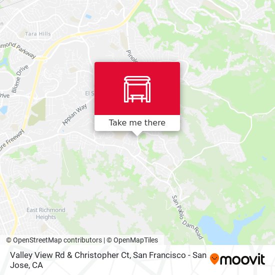 Valley View Rd & Christopher Ct map