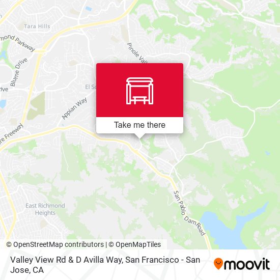 Valley View Rd & D Avilla Way map