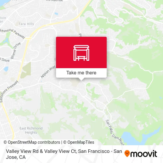 Valley View Rd & Valley View Ct map