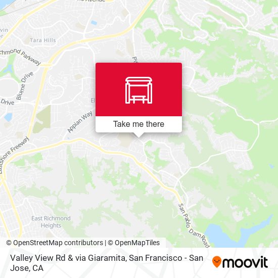 Valley View Rd & via Giaramita map